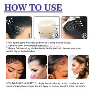 Bâton de cire capillaire 40g aux propriétés réparatrices pour le coiffage et la maintenance de la <span class=keywords><strong>santé</strong></span> des cheveux - Product Image 4