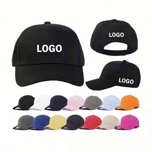 หมวกเบสบอลแบบไม่มีโครง 6 แผง ปักโลโก้ตามสั่ง สีดำ สไตล์ Dad Hat แบรนด์ส่วนตัว - Product Image 1