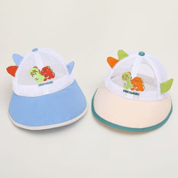 Gorra de pescador con estampado de dinosaurios para niños, sombrero con visera grande para protección solar, para niños y niñas, uso en verano