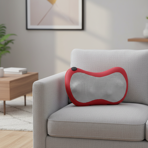 Alat Pijat Leher & Bahu Portable 3D Kneading 4 Kepala dengan Pemanas Jade Inframerah Jauh, Desain Plug, Pereda Nyeri Instan untuk di Rumah - Product Image 1