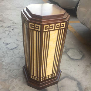 Lampe de jardin extérieure en bronze avec abat-jour en verre LED IP54 Garantie 1 an - Product Image 1