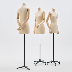 Maniquí de <span class=keywords><strong>Costura</strong></span> de Medio Cuerpo Femenino <span class=keywords><strong>Ajustable</strong></span> para Exhibición de Telas, Forma de <span class=keywords><strong>Busto</strong></span> para Drapeado de Vestidos, Maniquí de <span class=keywords><strong>Costura</strong></span>, Torso de Maniquí - Product Image 4