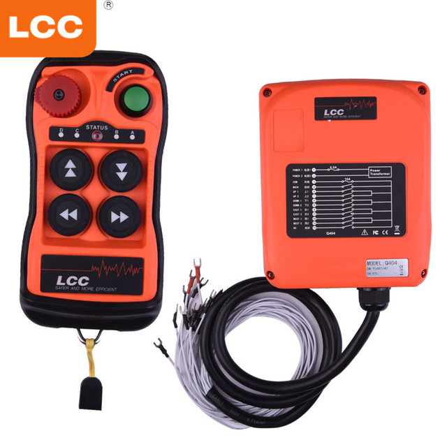 LCC Q404 1 Transmitter and 1 Receiver Radio Remote Control for Concrete Pump Truck