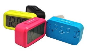 Lớn hiển thị kỹ thuật số <span class=keywords><strong>LCD</strong></span> thông minh đồng hồ báo thức với nhiệt độ sản phẩm sáng tạo cho không gian bàn - Product Image 5