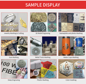 20W 5D Nettoyage 115 Barcode Mm3D Denim Tuyau Codeur Conteneur Laser Marquage Gravure Machine - Product Image 6