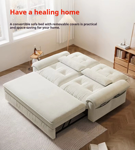 Nouveau Canapé-Lit Pliant et Extensible 2026 en Tissu Double Usage <span class=keywords><strong>pour</strong></span> Petits Salons et Chambres - Product Image 4