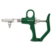 Injecteur manuel de précision pour fermes avicoles avec fenêtre de mesure transparente et composants métalliques durables