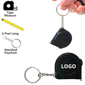 Mètre Ruban Porte-clés Portable de 6 Pieds avec Logo et Couleur Personnalisés - Product Image 6