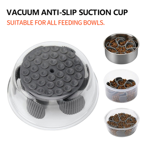 Designable Soft Elastic Eco-Friendly Silicone Slow Feeder Dog & Cat Bowl with <b>Suction</b> <b>Cups</b> Training Licking Dish - Product Image 4