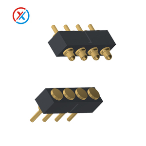 Conector magnético Pogo Pin 4 pines 2,00mm 2,54mm paso DIP chapado en oro resorte cargado Pogo conector Pogo Pin - Product Image 4