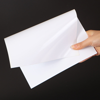 Feuille de PVC brillante blanche pour impression de cartes d'identité et de cartes de visite