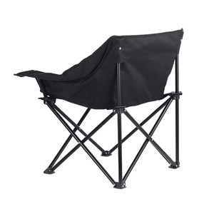 Chaise de camping moderne à cadre en aluminium avec accoudoirs, pliable, pour l'extérieur, la pêche et comme chaise lune - Product Image 2