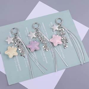 Creative PU Leather Keychain Cute <b>Bag</b> Charm for Couples Fashion Cartoon Pendant <b>Gift</b> for Girls and Partners - Product Image 4