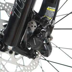 Vélo de montagne tout-terrain à pneus larges de 29/27 pouces, frein à disque hydraulique, suspension pneumatique, fourche en alliage MgAl, cadre en fibre de carbone, 30 vitesses, VTT adulte - Product Image 6