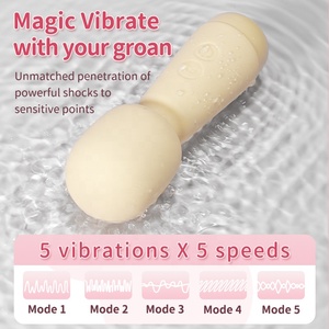 Jouet sexuel puissant de mini vibrateur de sexe pour des femmes, mini masseur rechargeable puissant de baguette - Product Image 3