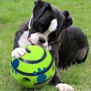 咀嚼狗玩具滚动发声球自愈球磨牙缓解无聊咀嚼宠物吱吱声国际球