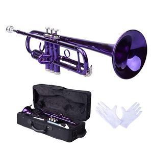 Trompeta SEASOUND OEM JYTR401PU en Si Bemol, Cuerpo de Latón, Color Púrpura - Product Image 6