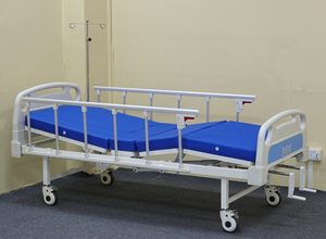Cama Hospitalaria Manual para Cuidado en el Hogar con Mosquitero y Respaldo Ajustable para la Comodidad de Pacientes Mayores en Clínicas Rurales - Product Image 4