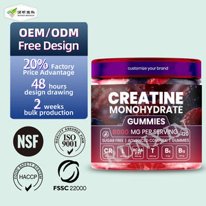 OEM 5000mg Gummies à la créatine, nutrition sportive, entraînement, saveur <span class=keywords><strong>taurine</strong></span>, créatine monohydratée en gommes pour femmes et hommes - Product Image 1