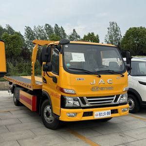 Camión de remolque plano para operaciones de remolque y demolición Escenas de accidentes - Product Image 4