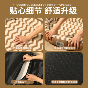 New leather running track dog <b>bed</b>, warm for autumn and winter, removable dog mat, sleeping dog <b>bed</b>, warm cat <b>bed</b>, cross-border - Product Image 5