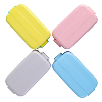 Nouvelle arrivée : boîte à lunch scolaire en plastique pour enfants, réutilisable, anti-fuite, 3 compartiments, boîte de rangement alimentaire, bento