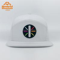 Penjualan Laris Pabrik Asli Topi Tali Snapback Katun 5 Panel Topi Tagihan Datar Camo Kosong dengan Tali