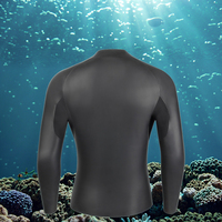 Combinaison de plongée en néoprène à manches longues pour homme avec logo personnalisé, résistante au froid, pour la natation en hiver