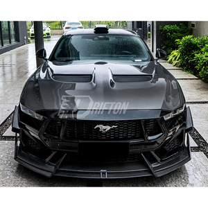Capó de Fibra de Carbono Estilo GTD Negro Nuevo de Drifton para Mustang 2024 en Adelante con Acabado Brillante y Mate - Product Image 2