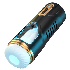 Copa de Masturbación Masculina Eléctrica Vibrante a Prueba de Agua con Succión Manual y Abrazadera Ajustada, Juguete para Adultos Sin Efectos Secundarios - Product Image 4