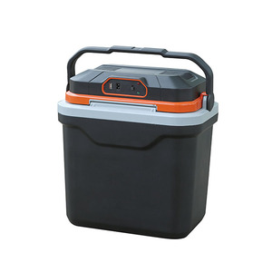 <span class=keywords><strong>Mini</strong></span>-réfrigérateur de voyage noir et orange <span class=keywords><strong>Peltier</strong></span> thermoélectrique DC 12 volts pour voiture, 24 l - Product Image 1
