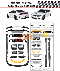 ชุดแต่งกันชนหน้า สปลิตเตอร์ลิ้นหน้า สปอยเลอร์หลัง ดิฟฟิวเซอร์หลัง สำหรับรถมัสแตง ไครสเลอร์ คอร์เวทท์ ชาร์จเจอร์ ชาเลนเจอร์ - Product Image 5
