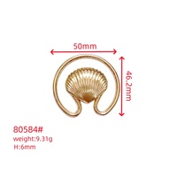Boucle de connexion pour maillots de bain en alliage de zinc métallique de luxe, durable, anti-corrosion, résistante au chlore, écologique, sans nickel, sans plomb