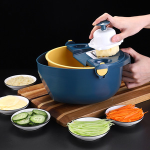 Rallador y Cortador de Verduras Multifunción para Cocina, Protector de Manos, para Patatas y Pepinos, de PP - Product Image 4
