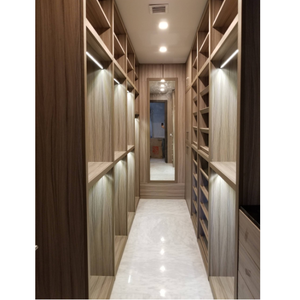 Bespoke Tối đa hóa không gian phòng tủ tùy chỉnh được xây dựng tủ quần áo thiết kế phù hợp đi bộ trong tủ quần áo Mở Kệ Tủ cao cấp - Product Image 1