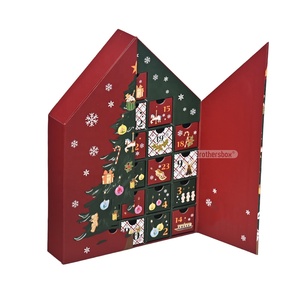 बायोडिग्रेडेबल हस्तनिर्मित उपहार सेट लक्जरी 2026 क्रिसमस पैकेजिंग कस्टम आगमन कैलेंडर पेपर बॉक्स 24 दिनों के साथ - Product Image 2