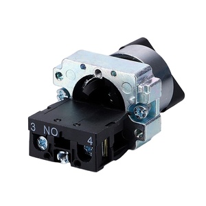 Interruptor de Botón Pulsador de Engranaje Industrial de Plástico y Metal XB2-BD21 de 22 mm, 2/3 Engranajes, 1NC, 10A, Momentáneo y de Enclavamiento - Product Image 3
