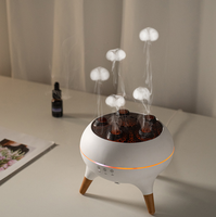 Diffuseur d'aromathérapie unique pour la maison, en stock, vente chaude, diffuseur d'humidificateur d'air ultrasonique à pulvérisation de méduses, son dynamique, capteur sonore