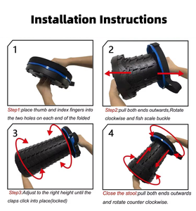 Sgabello Pieghevole da Esterno, Sedia Telescopica Portatile da Giardino con Scatola Colorata, Sgabello Richiudibile per Campeggio, Picnic, Pesca - Product Image 6