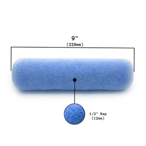 Rodillo Para Pintar Rodillo de pintura Nueva decoración de la casa Azul <span class=keywords><strong>9</strong></span> "Cubierta de rodillo de pintura de tela Recambio de rodillo - Product Image 4
