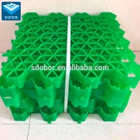 OBOR HDPE Perméable Plastique Gazon Pavé Stabilisateur Grille Gravier Allée Parking Voiture Pavage Usine Gazon Grille Drainage