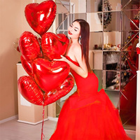Nouvel ensemble de décoration de ballons en aluminium pour la Saint-Valentin 2026 – Cœur, tourbillon, spirale, pendentif – Kit de fête