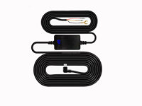 Câble abaisseur de tension réglable 12V/24V vers 5V 2.5A avec 4 fusibles et bornes pour kit de câblage direct DVR et caméra embarquée