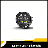 Phares LED de voiture super lumineux 7400 LM, feux de route LED 4x4 avec 50000H d'autonomie et DRL