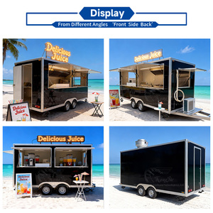 Remolque Comercial Móvil para Comida, Pequeño, para Shawarma, Bebidas, Helados, Dulces, Snacks, Camión de Comida al Aire Libre, Venta de Comida Callejera en EE. UU. - Product Image 2
