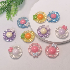 In resina colorato fiore Flatback Cabochon Scrapbook fai <span class=keywords><strong>da</strong></span> te gioielli <span class=keywords><strong>da</strong></span> sposa ornamento <span class=keywords><strong>Applique</strong></span> accessori artigianali - Product Image 1