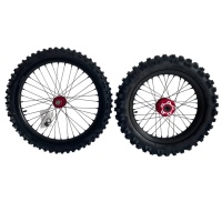 Ensemble de roues pour moto électrique Surron Light Bee, pneus tout-terrain à crampons 70/100-19 90/100-16