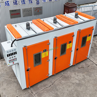 Four de séchage à revêtement en poudre contrôlé par PLC à haute température avec une puissance de 40 kW pour le traitement de surface des substrats en acier