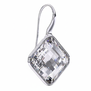 Boucles d'oreilles pendantes en alliage de métaux précieux Biojoux 29 mm pour femmes, géométriques, tendance, hypoallergéniques, durables, modèle BJT378 - Product Image 2