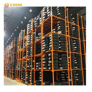Rayonnage de pneu pliable en fer populaire de stockage d'empilage industriel pliable résistant - Product Image 3